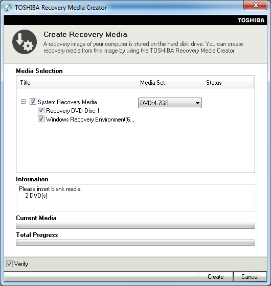 Toshiba Recovery Disk Download